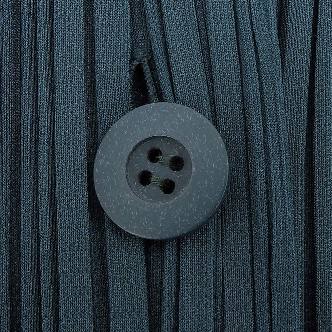 Excellent PLEATS PLEASE cardigan long green polyester Women 3 PP93-JA572