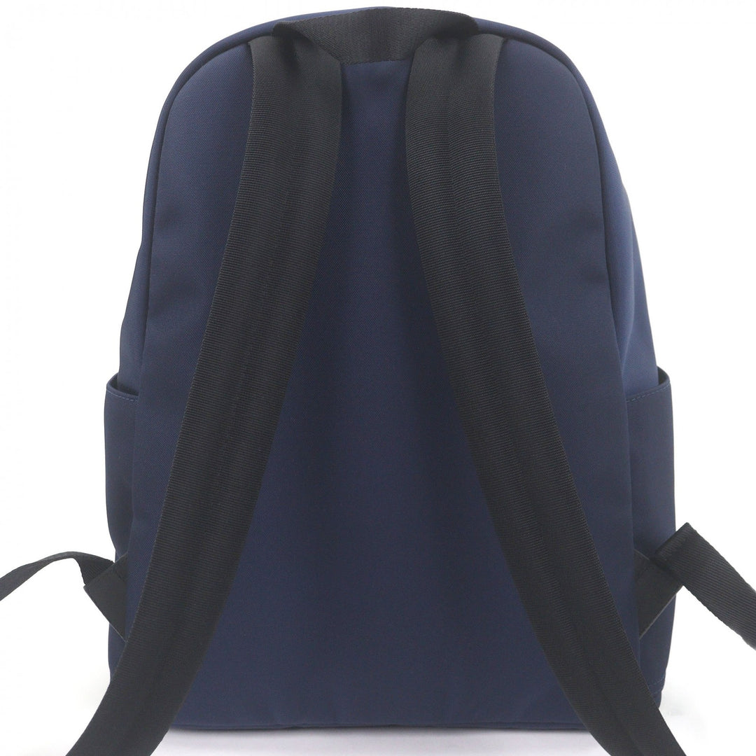 Excellent MONCLER Backpack Â· Daypack New Pierrick Logo patch Navy Nylon mens