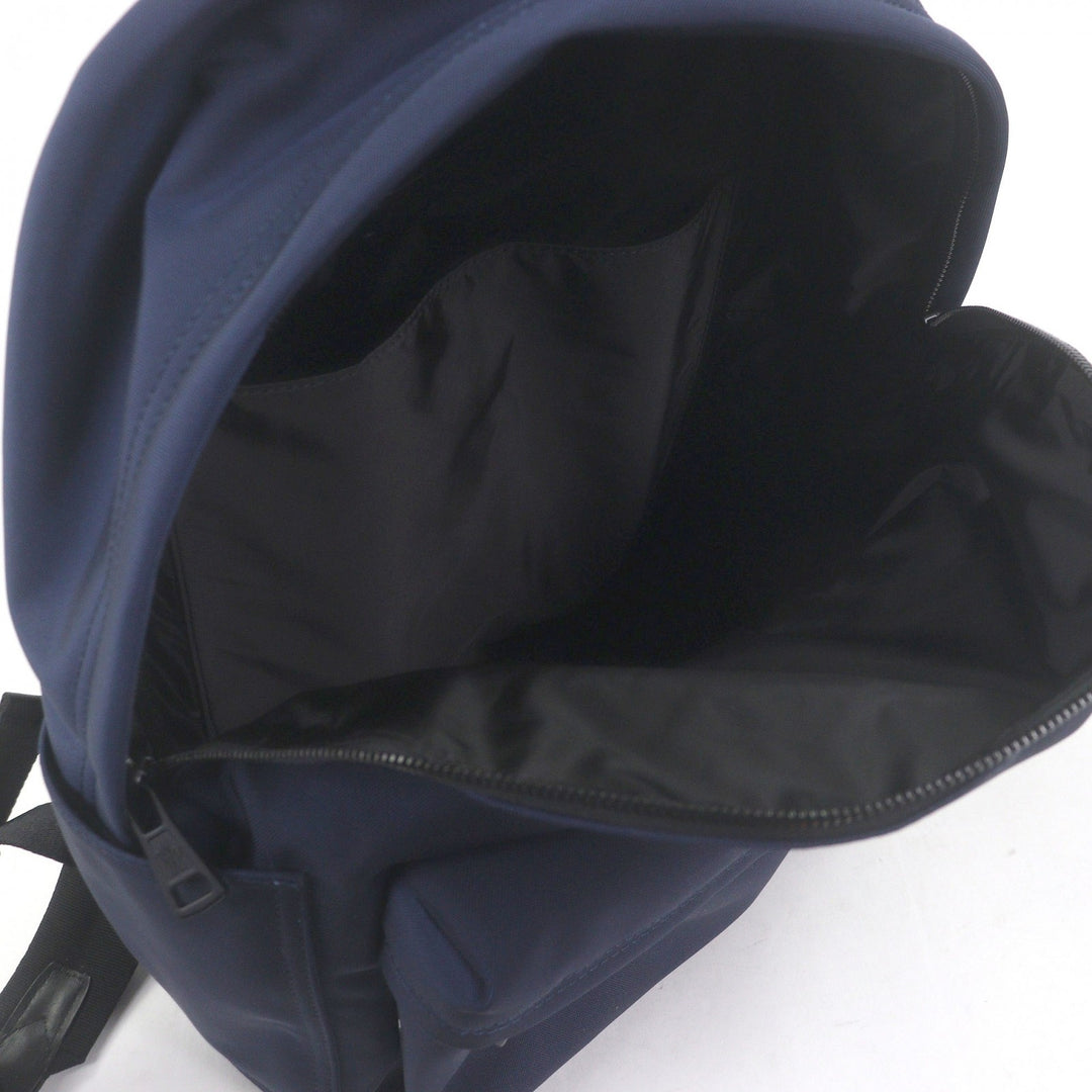 Excellent MONCLER Backpack Â· Daypack New Pierrick Logo patch Navy Nylon mens