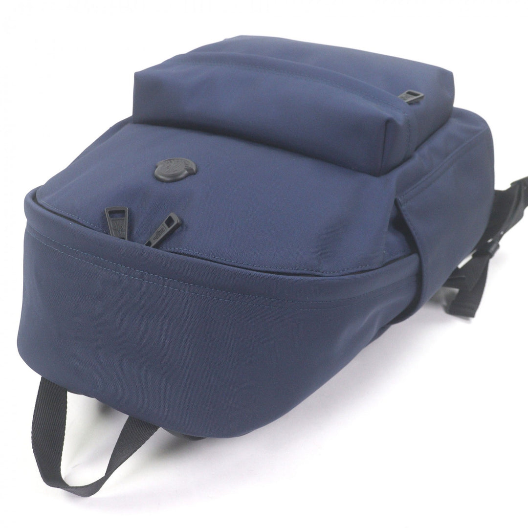 Excellent MONCLER Backpack Â· Daypack New Pierrick Logo patch Navy Nylon mens