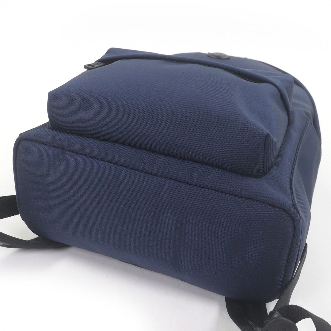Excellent MONCLER Backpack Â· Daypack New Pierrick Logo patch Navy Nylon mens
