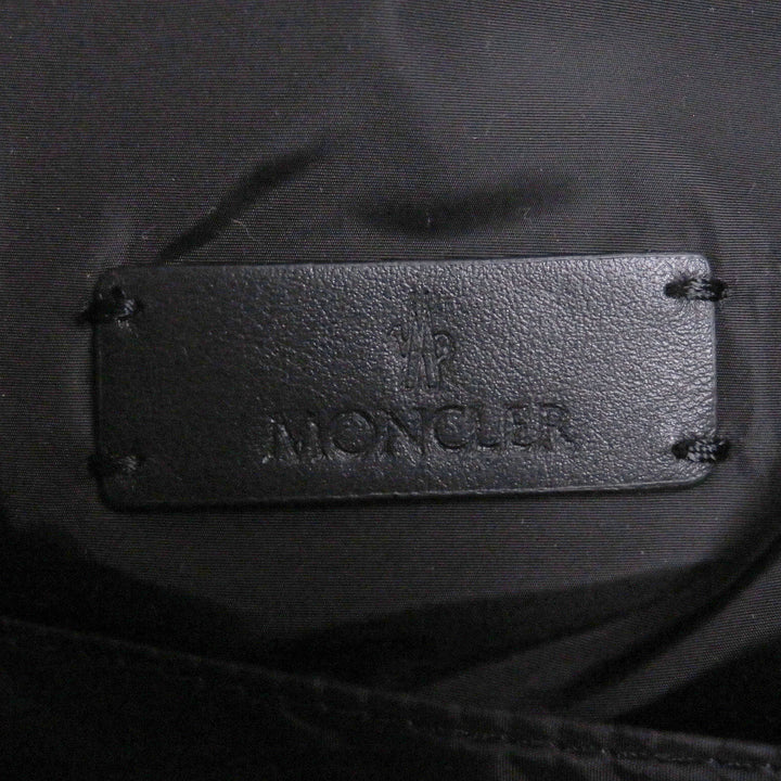 Excellent MONCLER Backpack Â· Daypack New Pierrick Logo patch Navy Nylon mens
