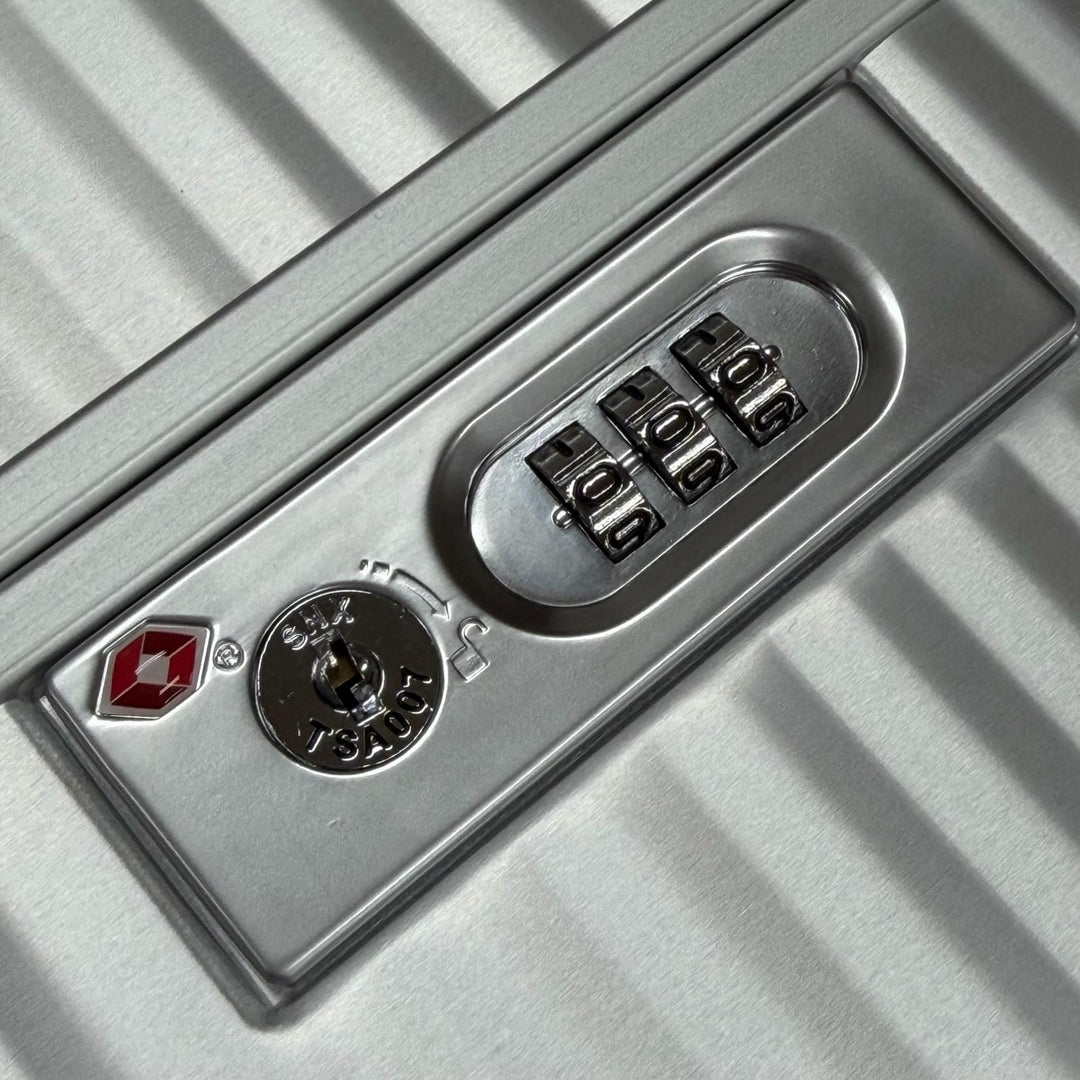 Excellent GUCCI FPM Milano suitcase Porter Cabin Trolley Silver aluminum 743843