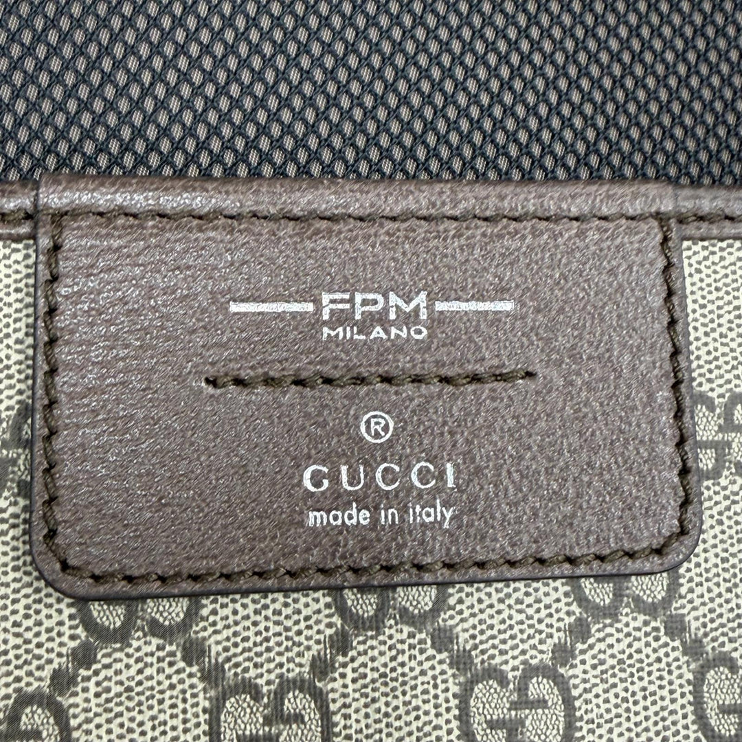 Excellent GUCCI FPM Milano suitcase Porter Cabin Trolley Silver aluminum 743843