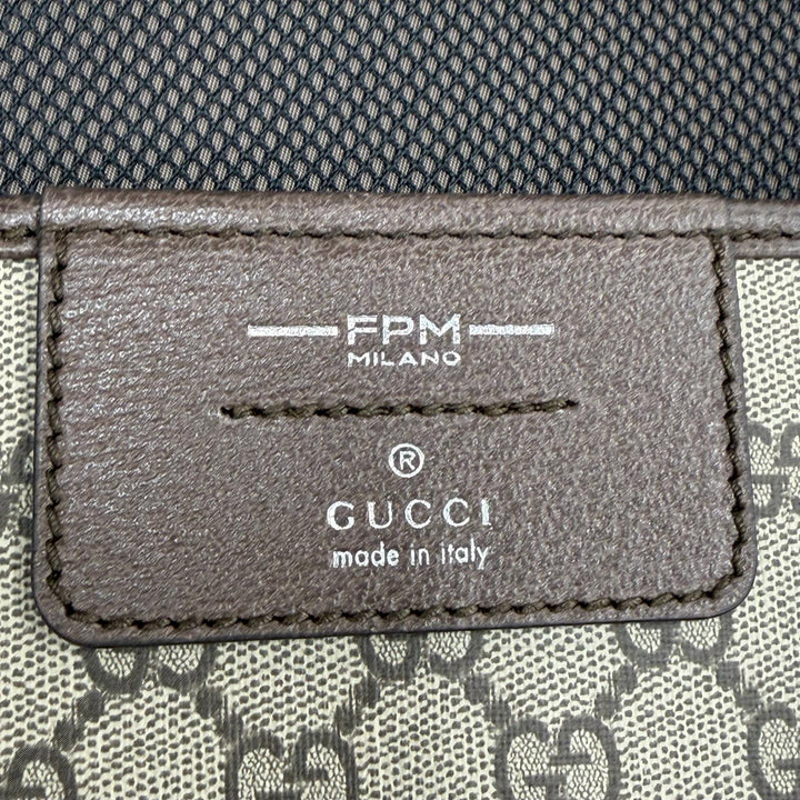 Excellent GUCCI FPM Milano suitcase Porter Cabin Trolley Silver aluminum 743843
