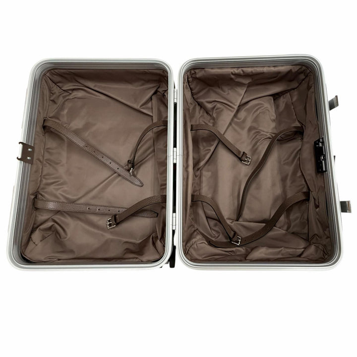 Excellent GUCCI FPM Milano suitcase Porter Cabin Trolley Silver aluminum 743843