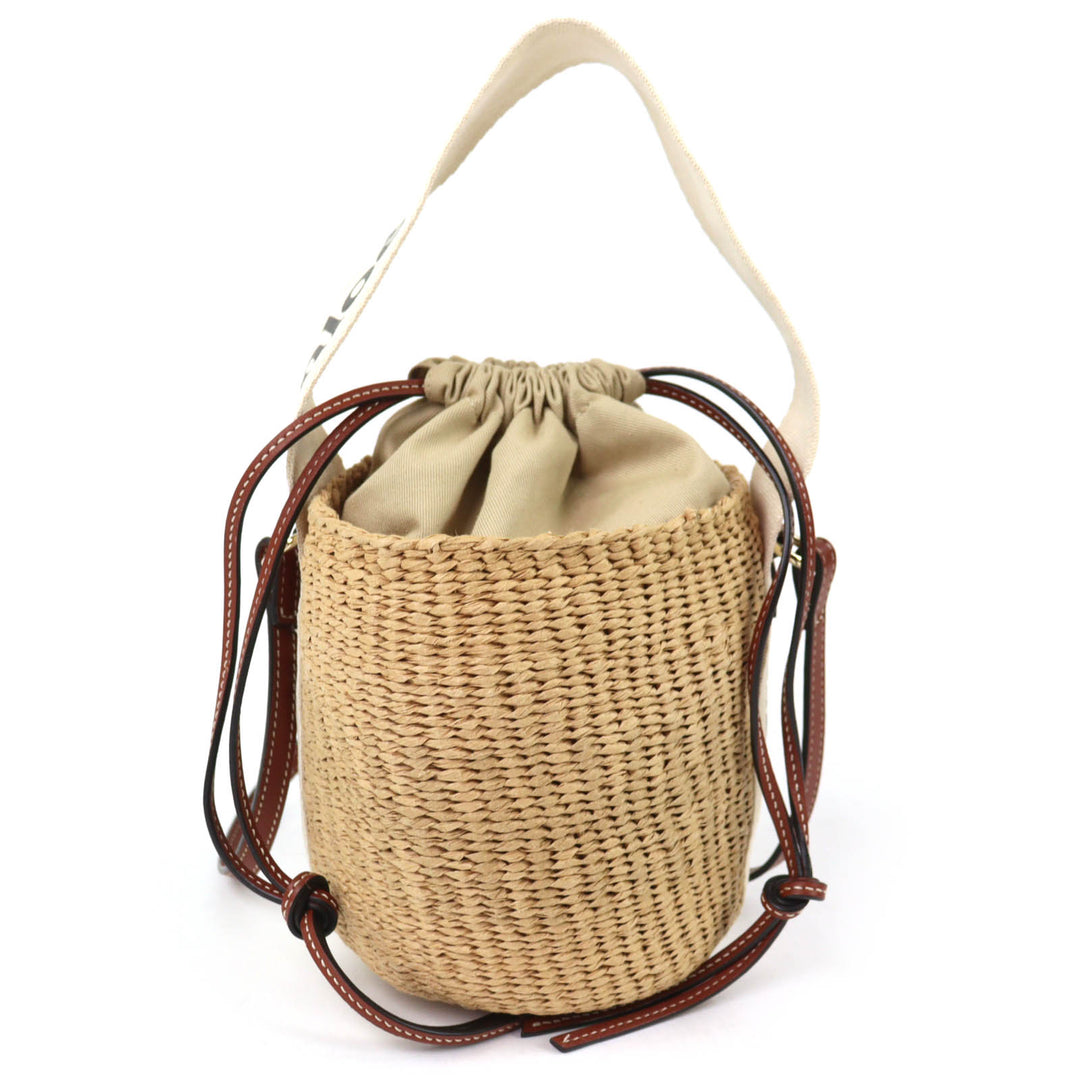 Excellent Chloe Woody Small Basket Bag Mifuko 2-Way CHC23AS381L1826Y