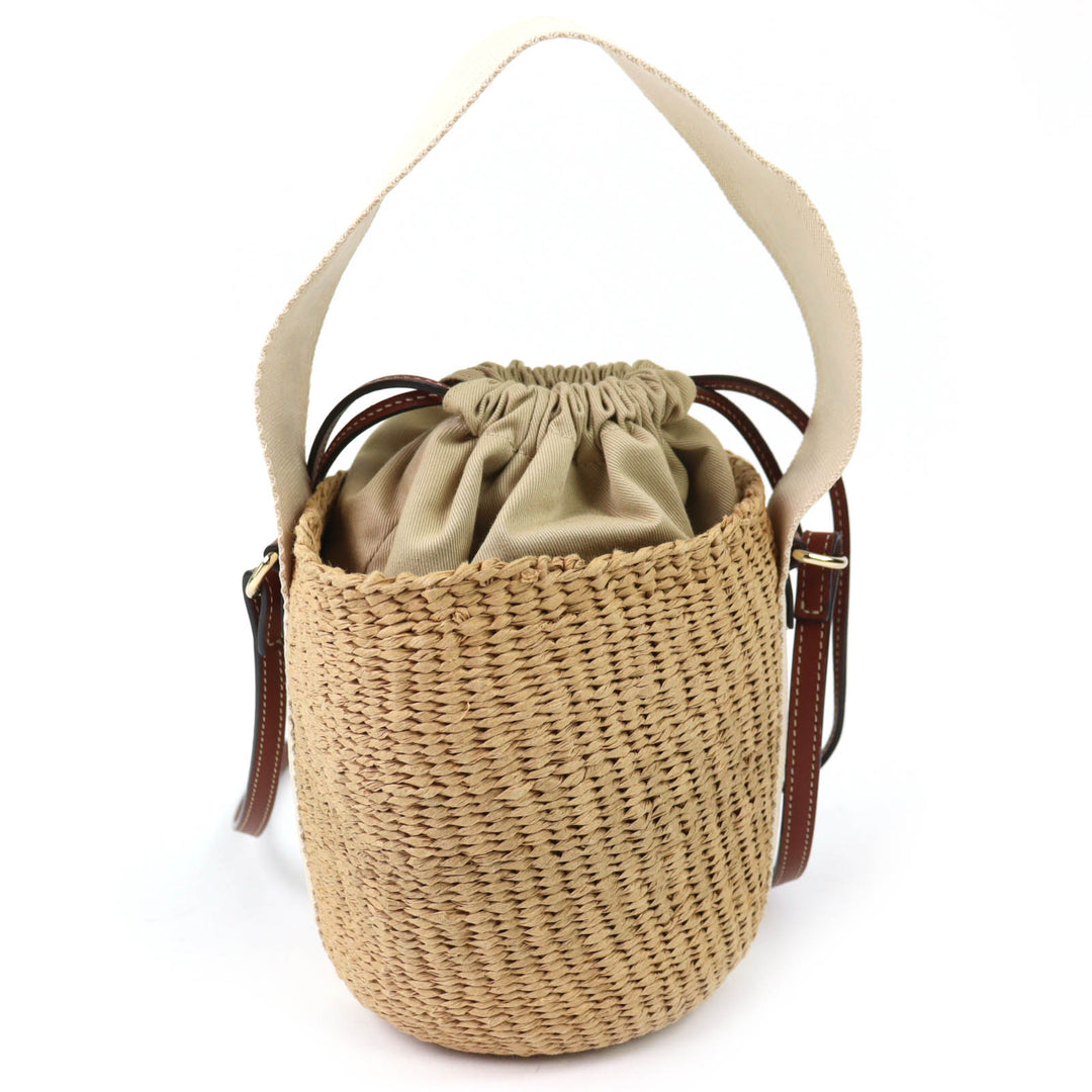 Excellent Chloe Woody Small Basket Bag Mifuko 2-Way CHC23AS381L1826Y
