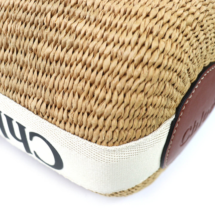 Excellent Chloe Woody Small Basket Bag Mifuko 2-Way CHC23AS381L1826Y