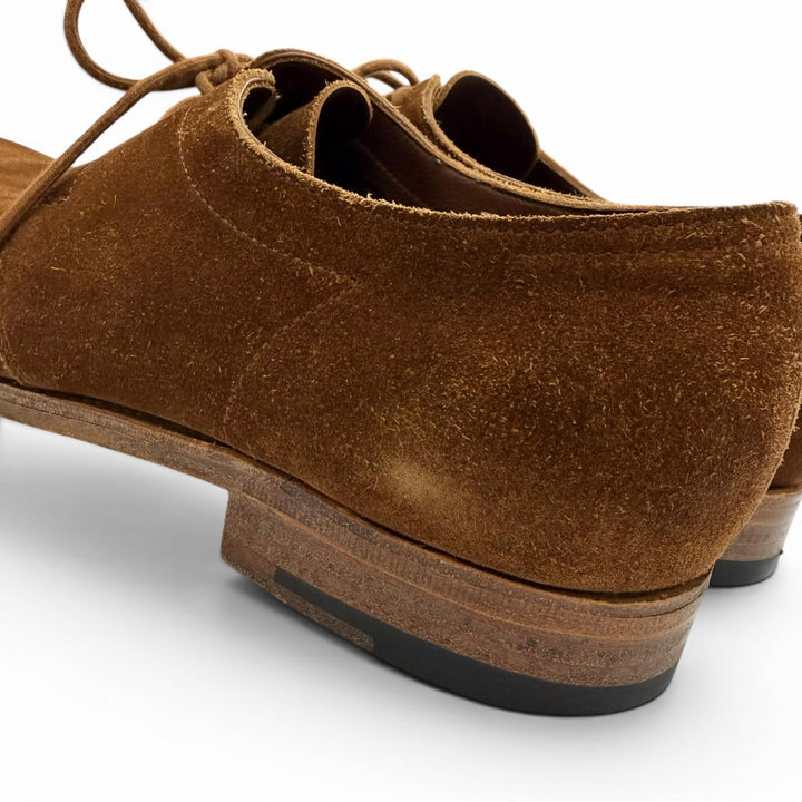 Very Good John Lobb Leather shoes drift Brown Suede leather mens