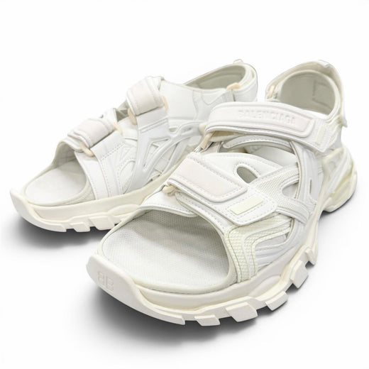 Excellent BALENCIAGA Sandals Track velcro strap white mens 29