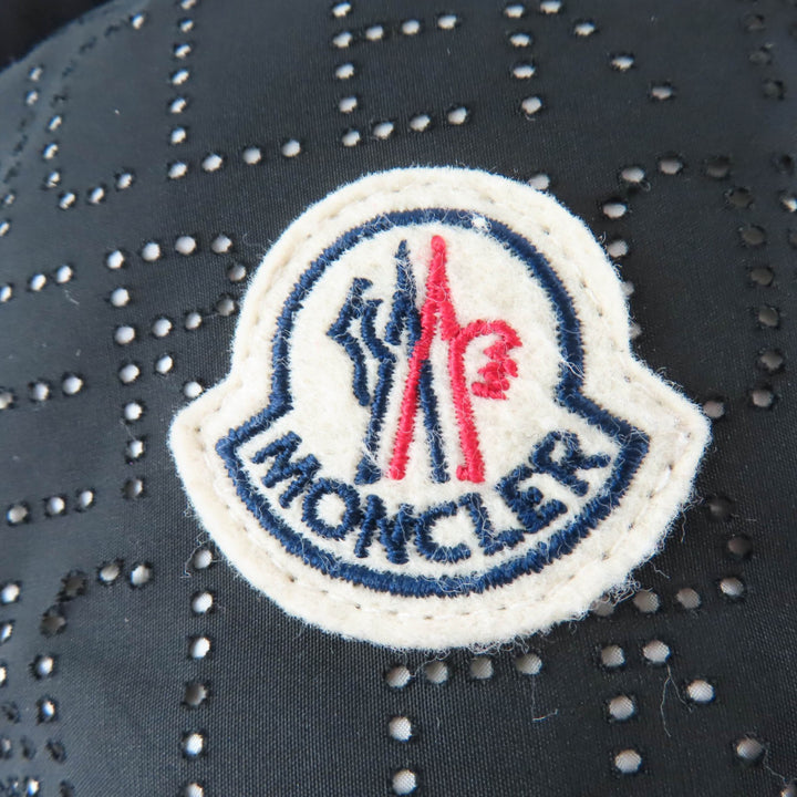 Great MONCLER down coat GRANDVAL Logo patch and hooded design black Women 1