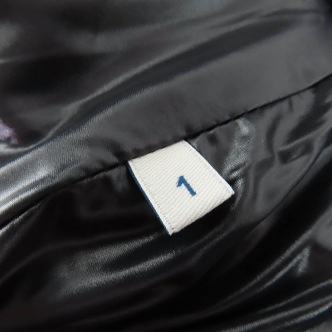 Great MONCLER down coat GRANDVAL Logo patch and hooded design black Women 1