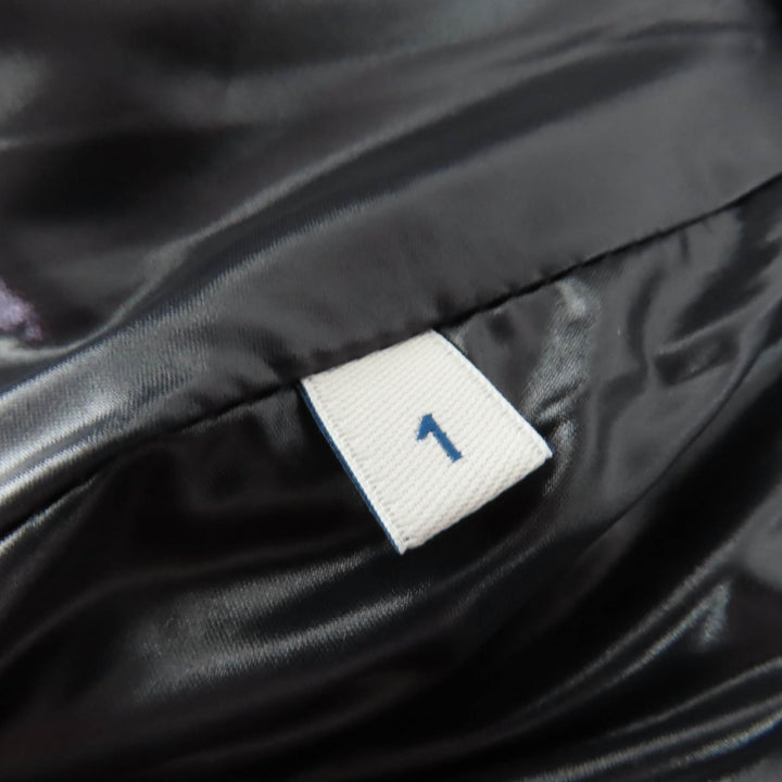 Great MONCLER down coat GRANDVAL Logo patch and hooded design black Women 1