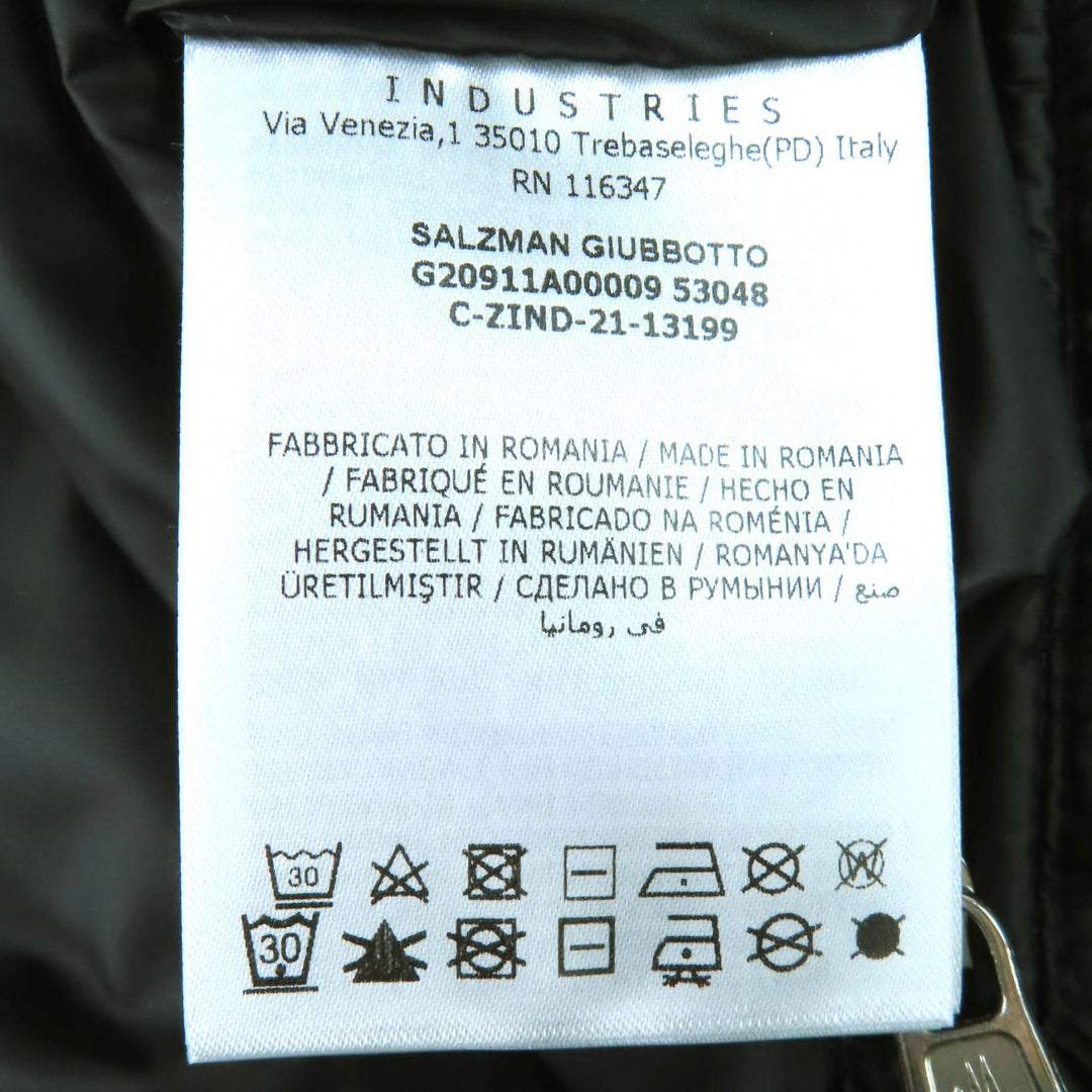 Excellent MONCLER Down jacket SALZMAN logo lettering, hood, double zipper 3