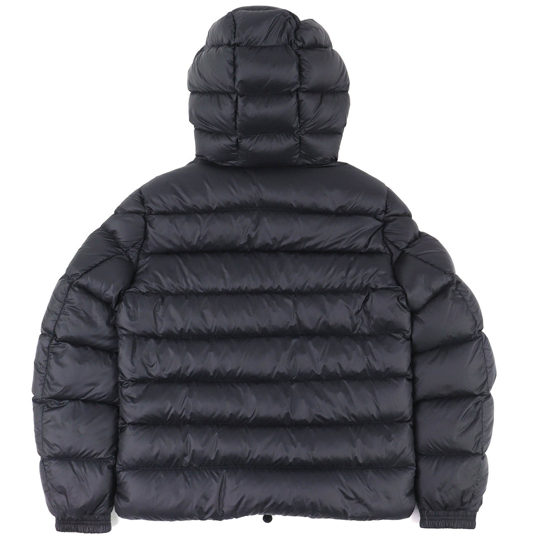 Excellent MONCLER Down jacket SALZMAN logo lettering, hood, double zipper 3