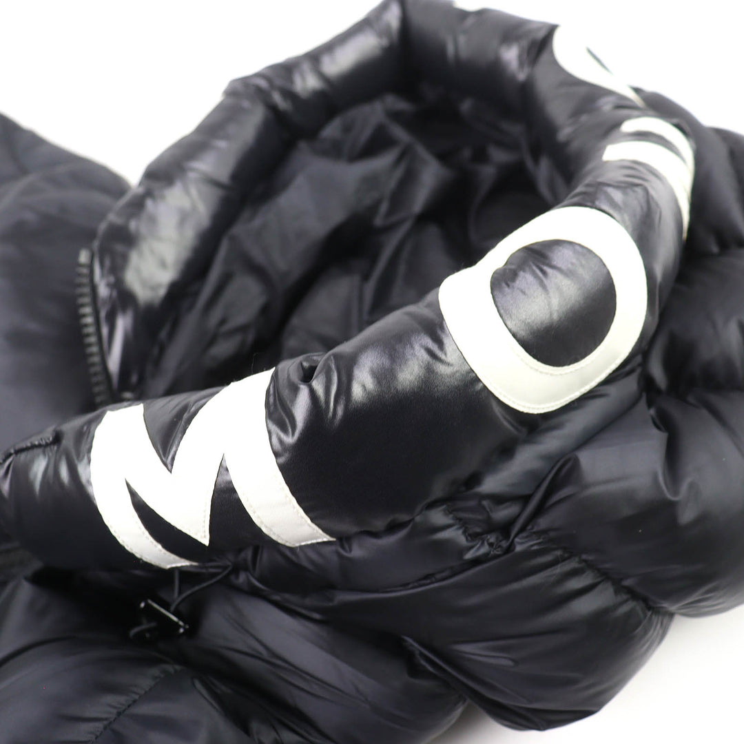 Excellent MONCLER Down jacket SALZMAN logo lettering, hood, double zipper 3