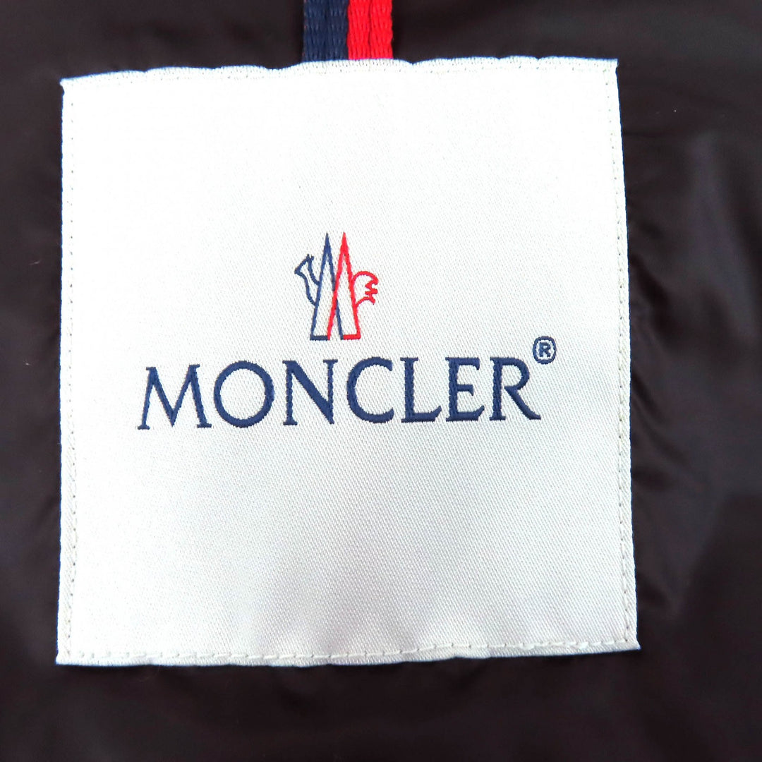 Excellent MONCLER Down jacket SALZMAN logo lettering, hood, double zipper 3