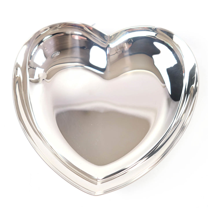 Excellent TIFFANY&Co. dish Silver Tray Heart Plate Silver 925 Women
