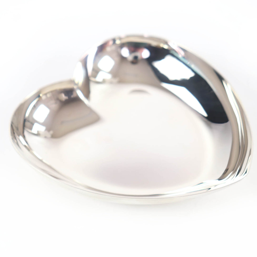 Excellent TIFFANY&Co. dish Silver Tray Heart Plate Silver 925 Women