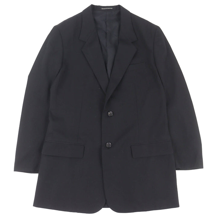 Excellent Yohji Yamamoto POUR HOMME Embroidered jacket single black 2 HX-J46-130