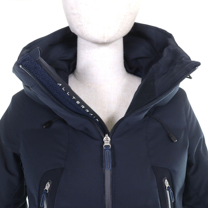 Great DESCENTE ALLTERRAIN MIZUSAWA DOWN Down jacket MOUNTAINEER Navy M DAWOGK40U