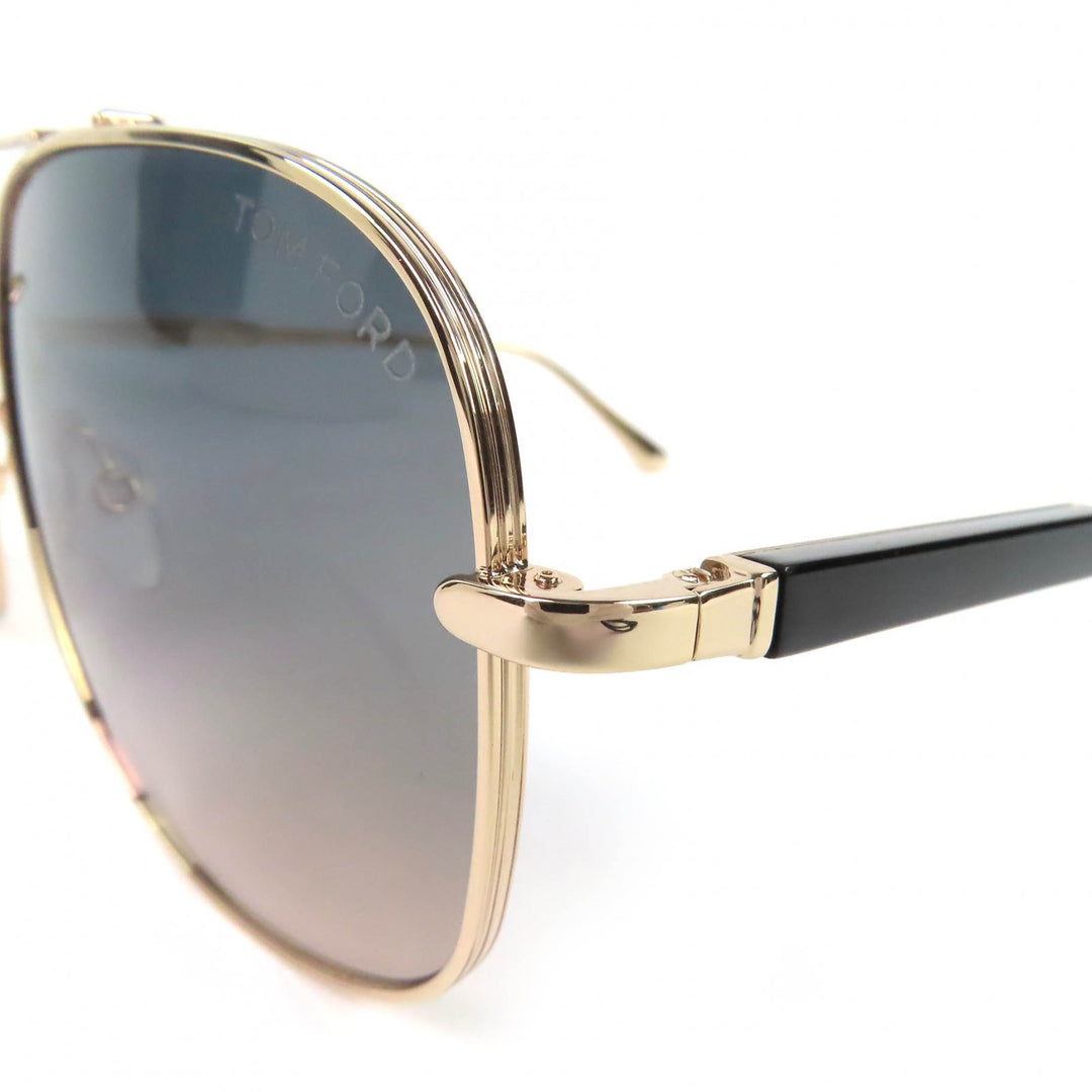 Great TOM FORD sunglasses Jude Two Bridges gold mens TF669 28B 60□15 145