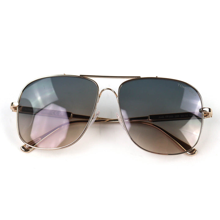 Great TOM FORD sunglasses Jude Two Bridges gold mens TF669 28B 60□15 145
