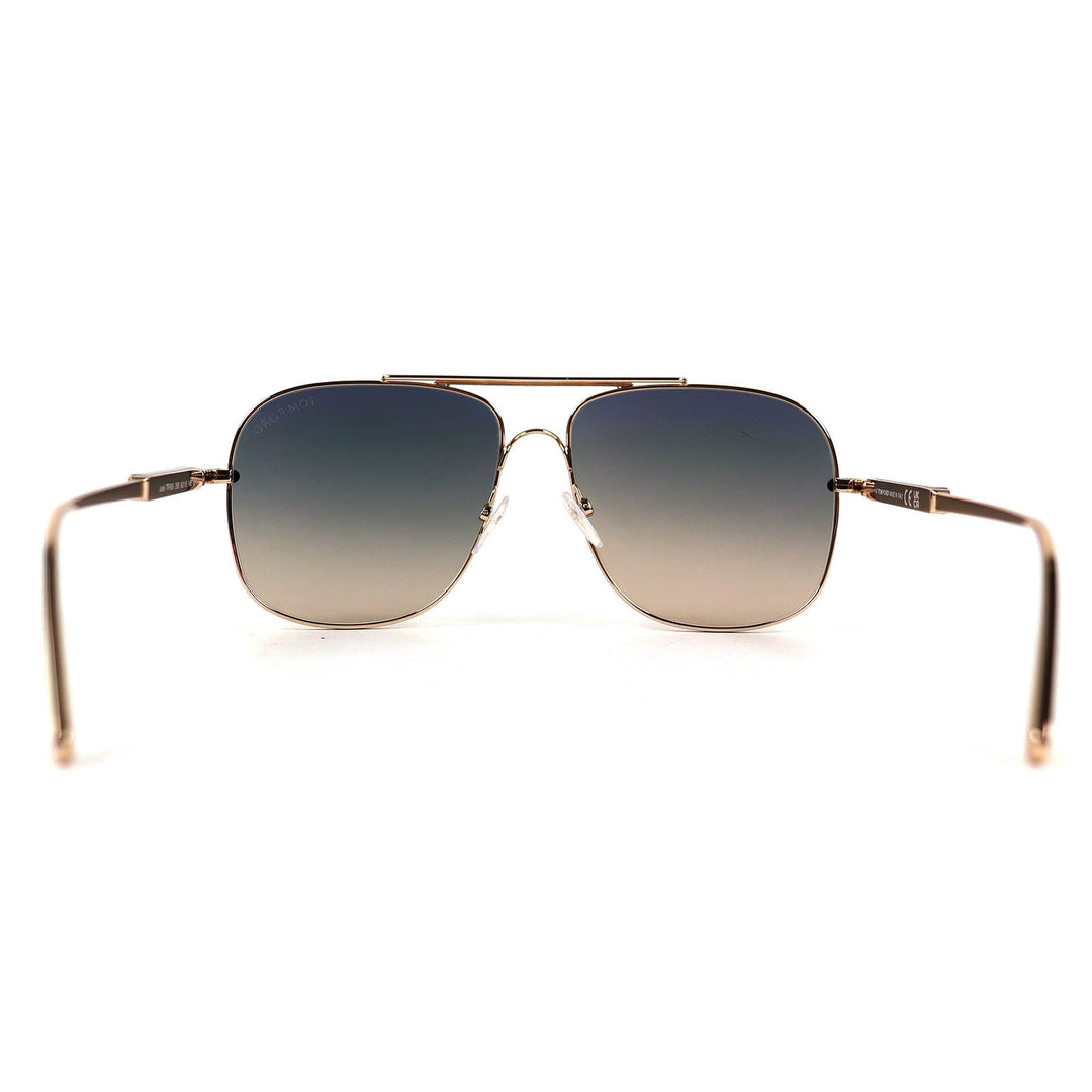 Great TOM FORD sunglasses Jude Two Bridges gold mens TF669 28B 60□15 145