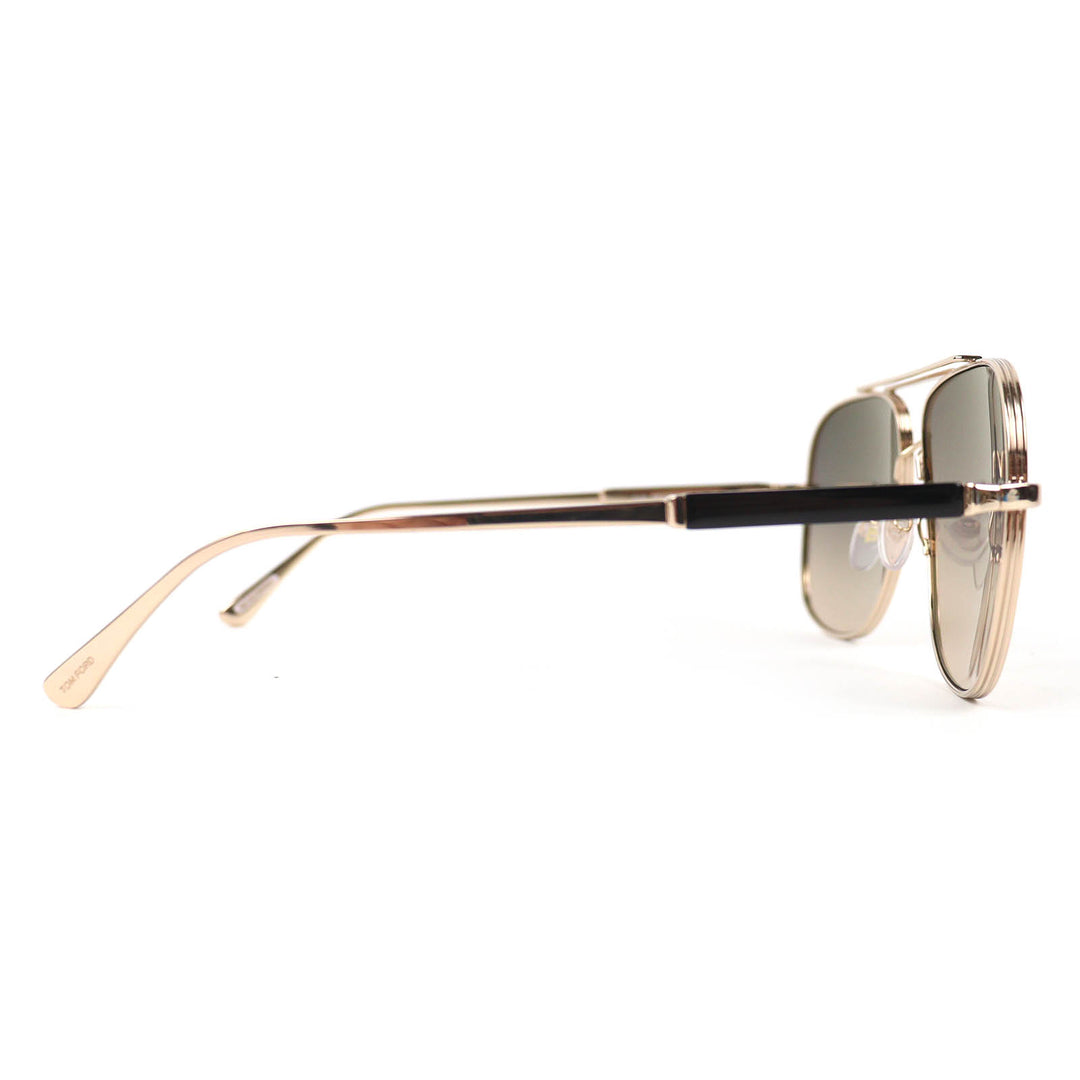 Great TOM FORD sunglasses Jude Two Bridges gold mens TF669 28B 60□15 145