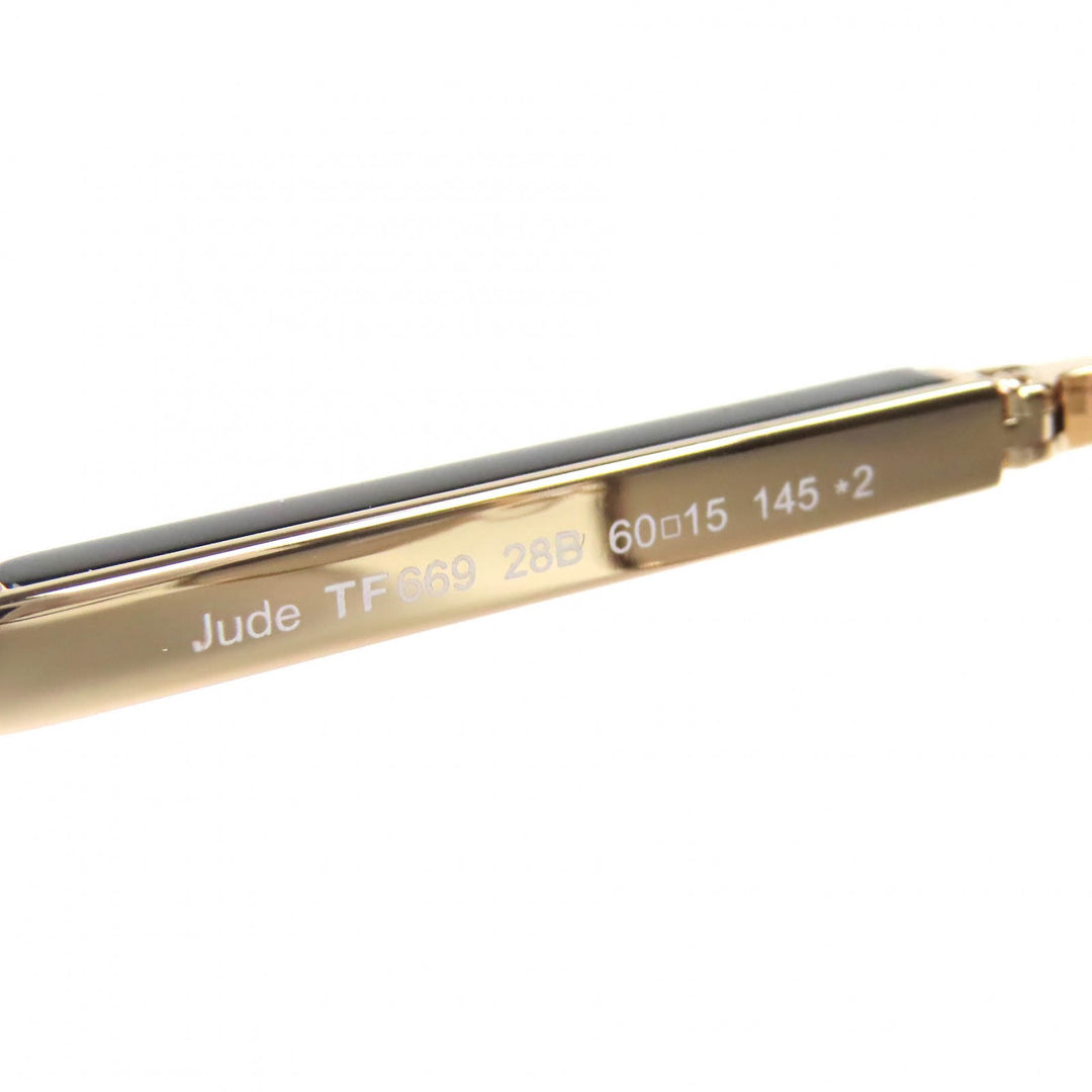 Great TOM FORD sunglasses Jude Two Bridges gold mens TF669 28B 60□15 145