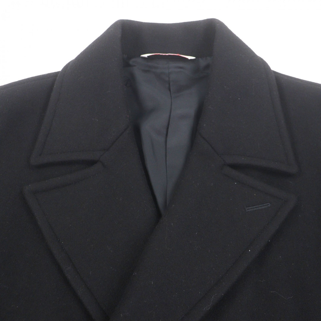 Excellent VALENTINO coat black wool mens 44 1V3CJF068HY