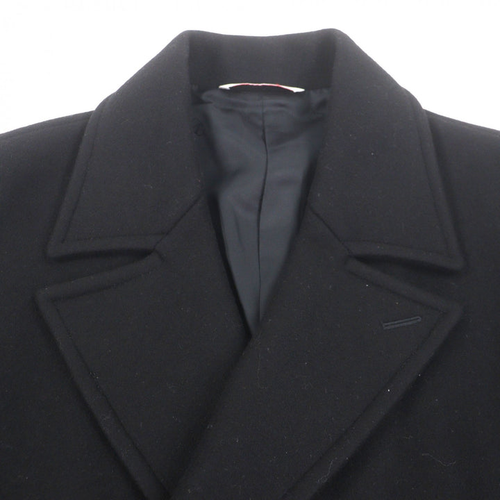 Excellent VALENTINO coat black wool mens 44 1V3CJF068HY