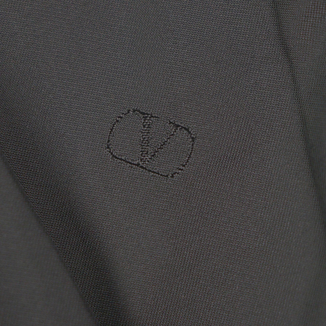 Excellent VALENTINO coat black wool mens 44 1V3CJF068HY