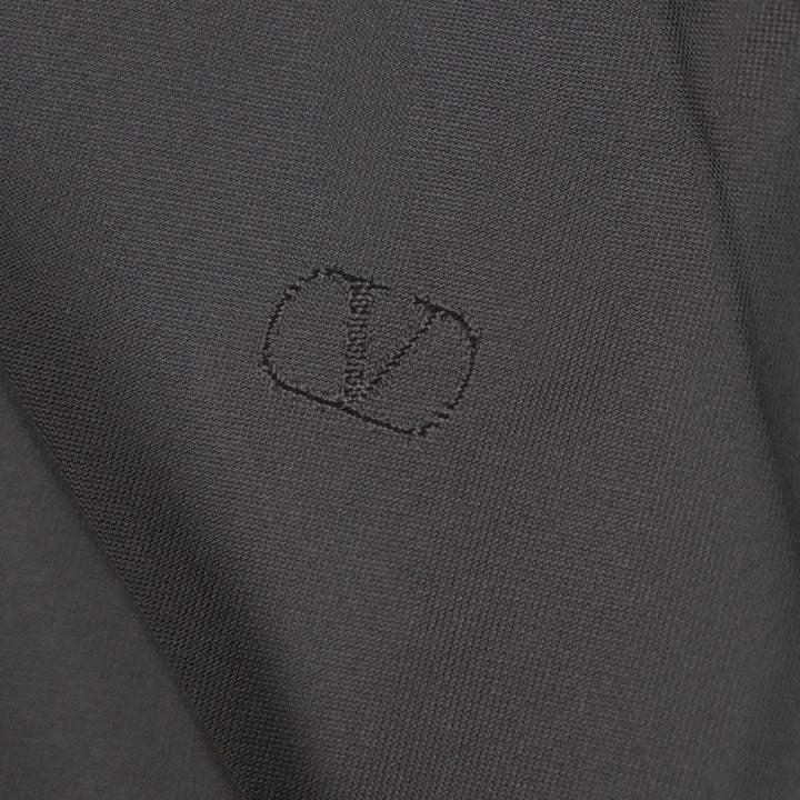 Excellent VALENTINO coat black wool mens 44 1V3CJF068HY