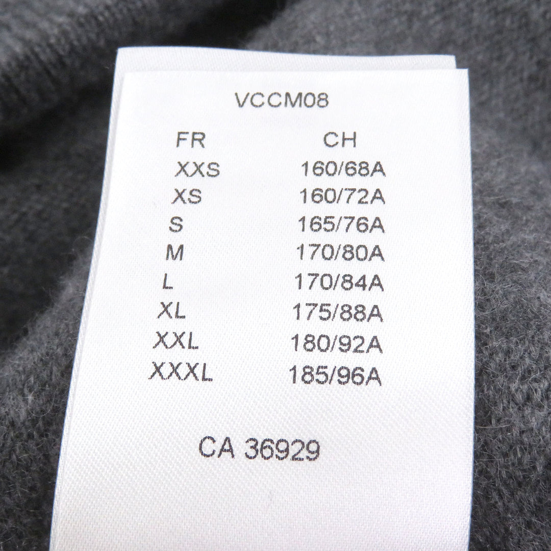 Excellent LOUIS VUITTON Pants LV logo embossed inside-out knit gray