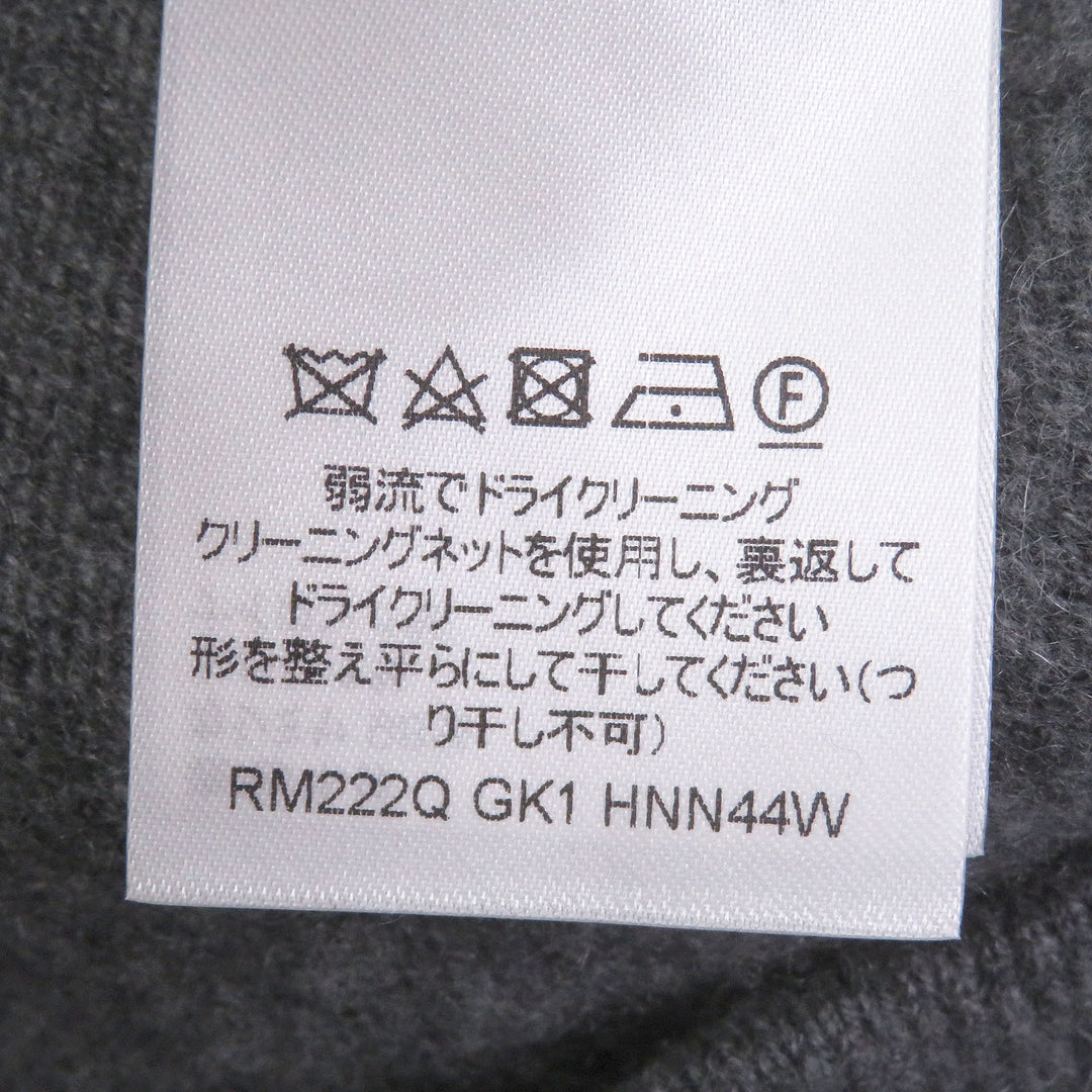 Excellent LOUIS VUITTON Pants LV logo embossed inside-out knit gray