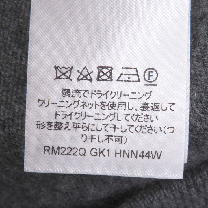 Excellent LOUIS VUITTON Pants LV logo embossed inside-out knit gray