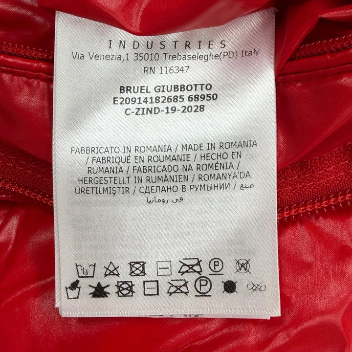Great MONCLER Down jacket BRUEL Red Nylon mens 3 E20914182685