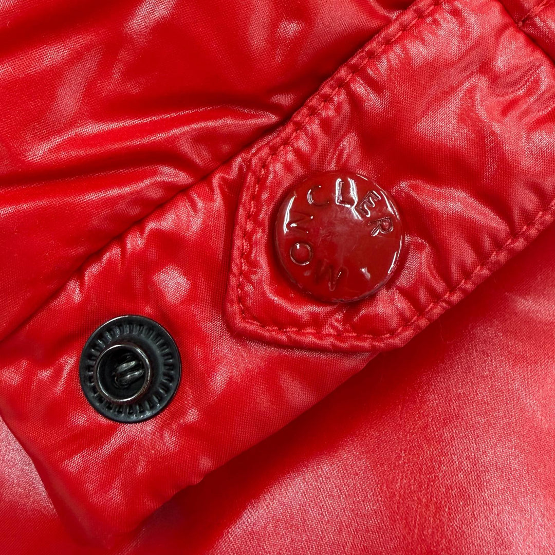 Great MONCLER Down jacket BRUEL Red Nylon mens 3 E20914182685