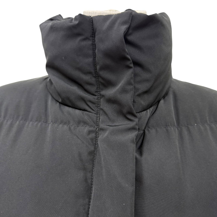 Great MAISON KITSUNE jacket CROPPED PUFFER IN NYLON WITH BOLD FOX HEAD PATCH S