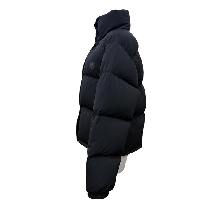 Great MAISON KITSUNE jacket CROPPED PUFFER IN NYLON WITH BOLD FOX HEAD PATCH S