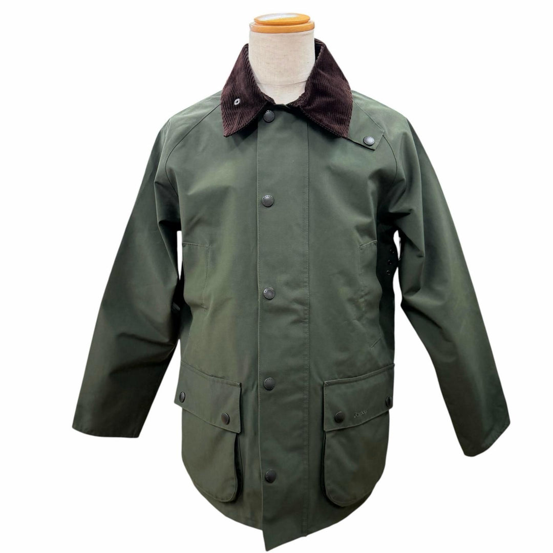 Great Barbour Jacket BEDALE 2-Layer Non-wax khaki polyester mens 38 252MSP0107