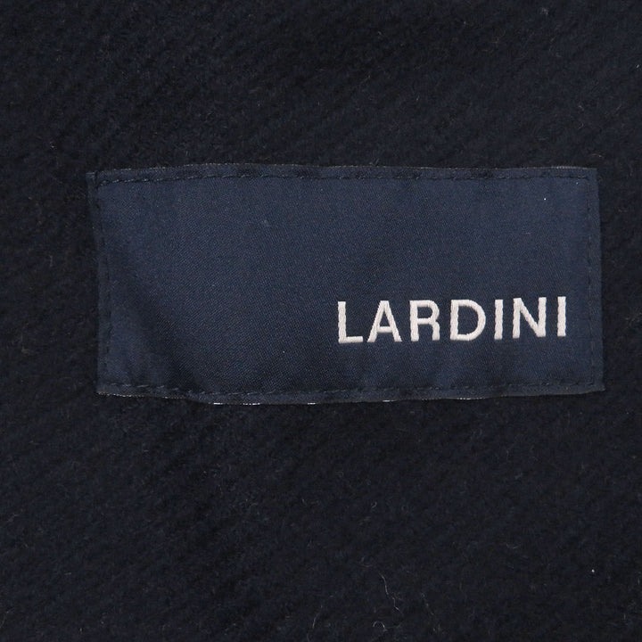 Pristine LARDINI Chester coat Boutonniere Navy wool mens 48 IL23678A