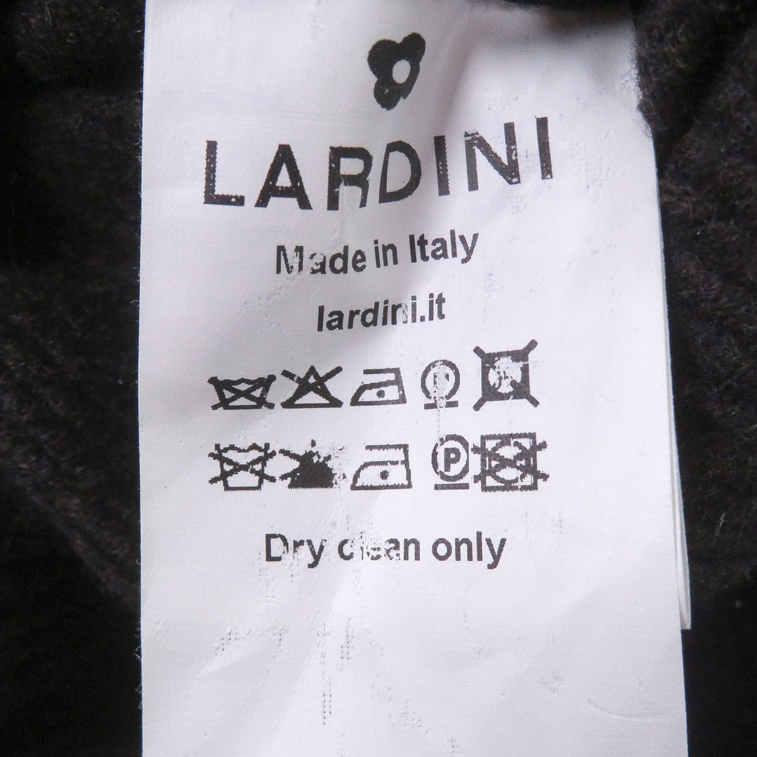 Pristine LARDINI Chester coat Boutonniere Navy wool mens 48 IL23678A