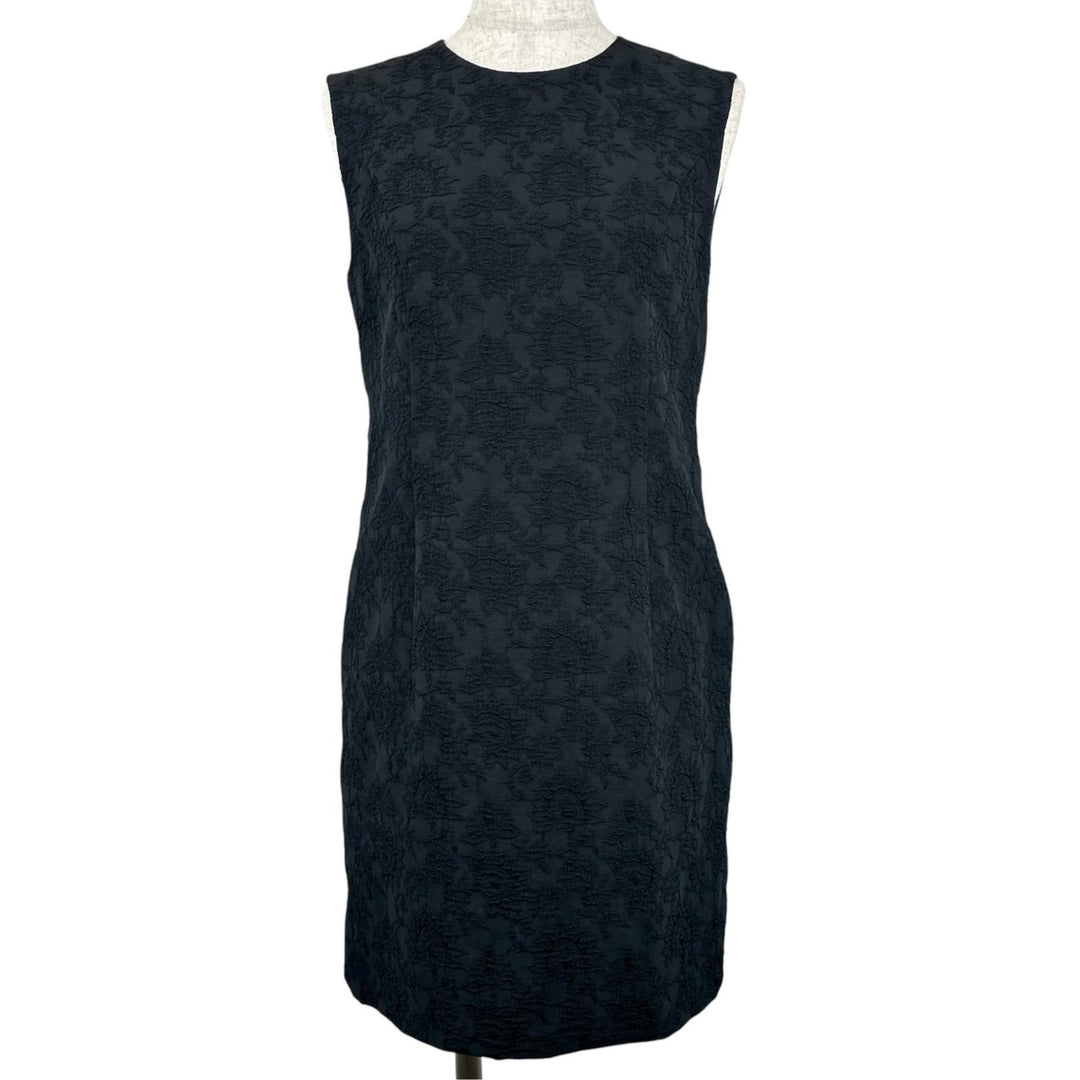 Pristine FOXEY one piece Jacquard woven floral sleeveless top black 38 33069