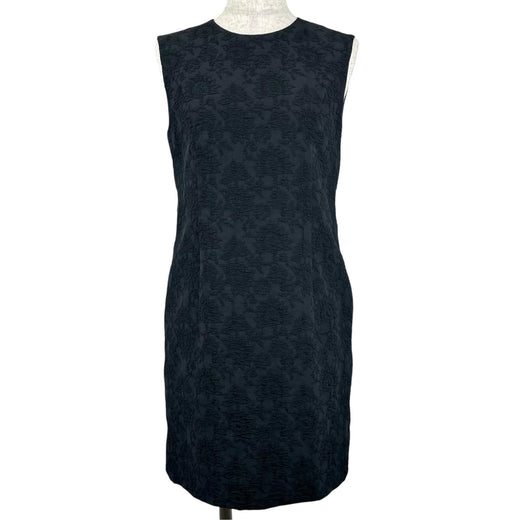 Pristine FOXEY one piece Jacquard woven floral sleeveless top black 38 33069