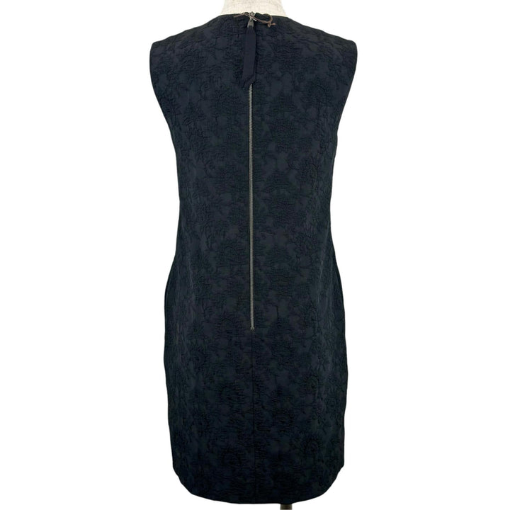 Pristine FOXEY one piece Jacquard woven floral sleeveless top black 38 33069