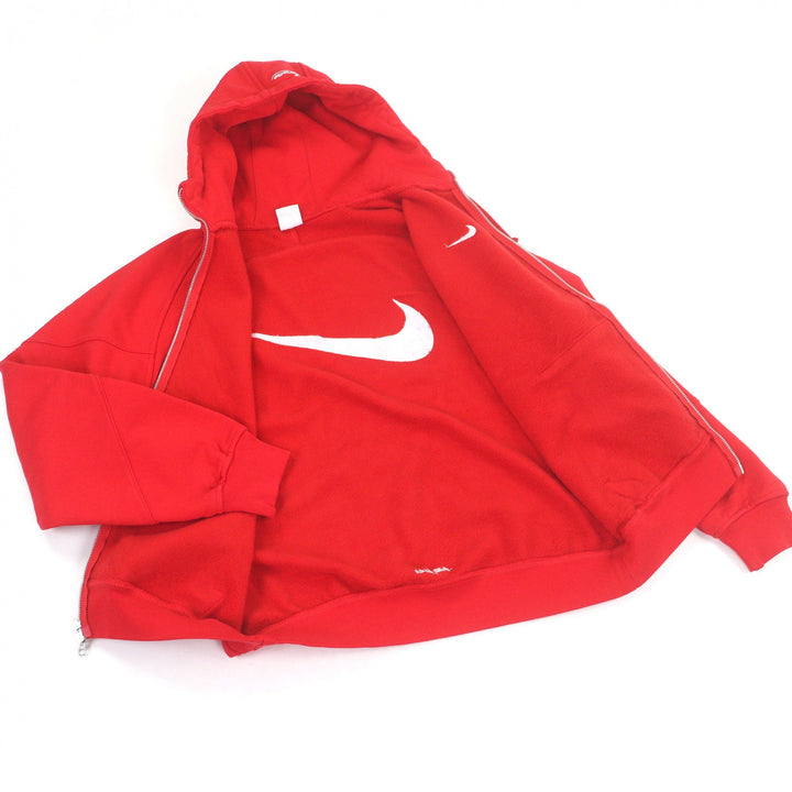 Excellent Supreme NIKE hoodie Zip Up Hooded Sweatshirt Swoosh logo