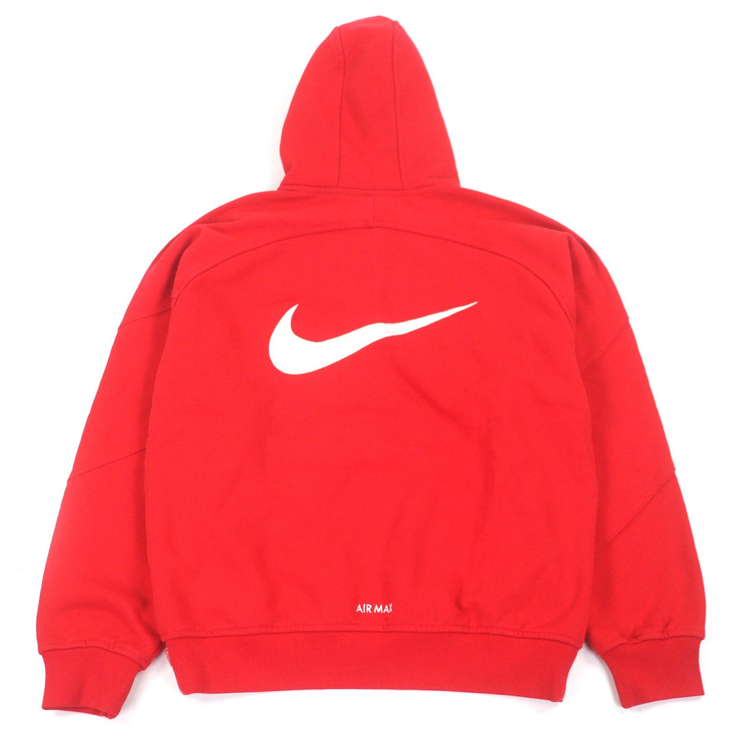 Excellent Supreme NIKE hoodie Zip Up Hooded Sweatshirt Swoosh logo